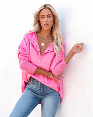 Oversized Pullover Sweatshirt with Pockets—Buy 2 Free Shipping