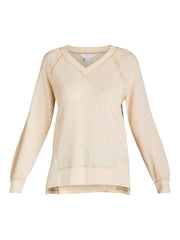 Women's Waffle Knit Sweatshirt