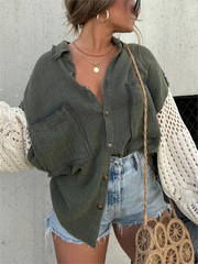 2024 New Boho Crochet Sleeve Shacket (Buy 2 Free Shipping)