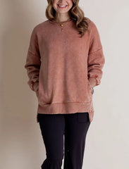 Women's Acid Wash Pullover Sweatshirt (Buy 2 Free Shipping)