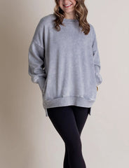 Women's Acid Wash Pullover Sweatshirt (Buy 2 Free Shipping)