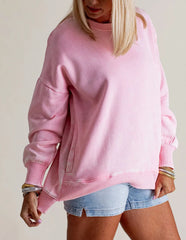 Women's Acid Wash Pullover Sweatshirt (Buy 2 Free Shipping)