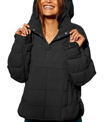 Women's Quilted Lightweight Hooded Puffer Jacket