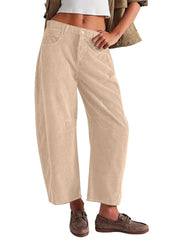Women's Corduroy Elastic Waist Pants -BUY 2 FREE SHIPPING
