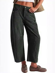 Women's Corduroy Elastic Waist Pants -BUY 2 FREE SHIPPING
