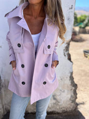 Lapel Casual Long Sleeve Jacket