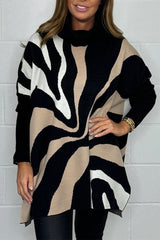 Women's Casual Zebra Print Sweater(BUY 2 GET FREE SHIPPING)