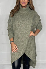 Women's Gorgeous cross over roll neck jumper