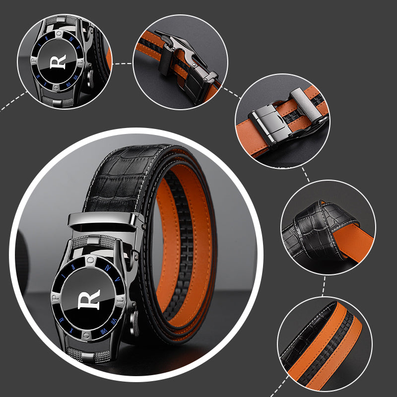 🔥Limited Time 50% OFF🔥Wear-Resistant Automatic Slide Buckle Vintage Belt