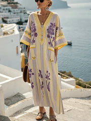 Women Summer Loose Printed Dress