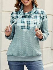 Fall and Winter New Women's Tops Printed Long-sleeved Hooded Sweater