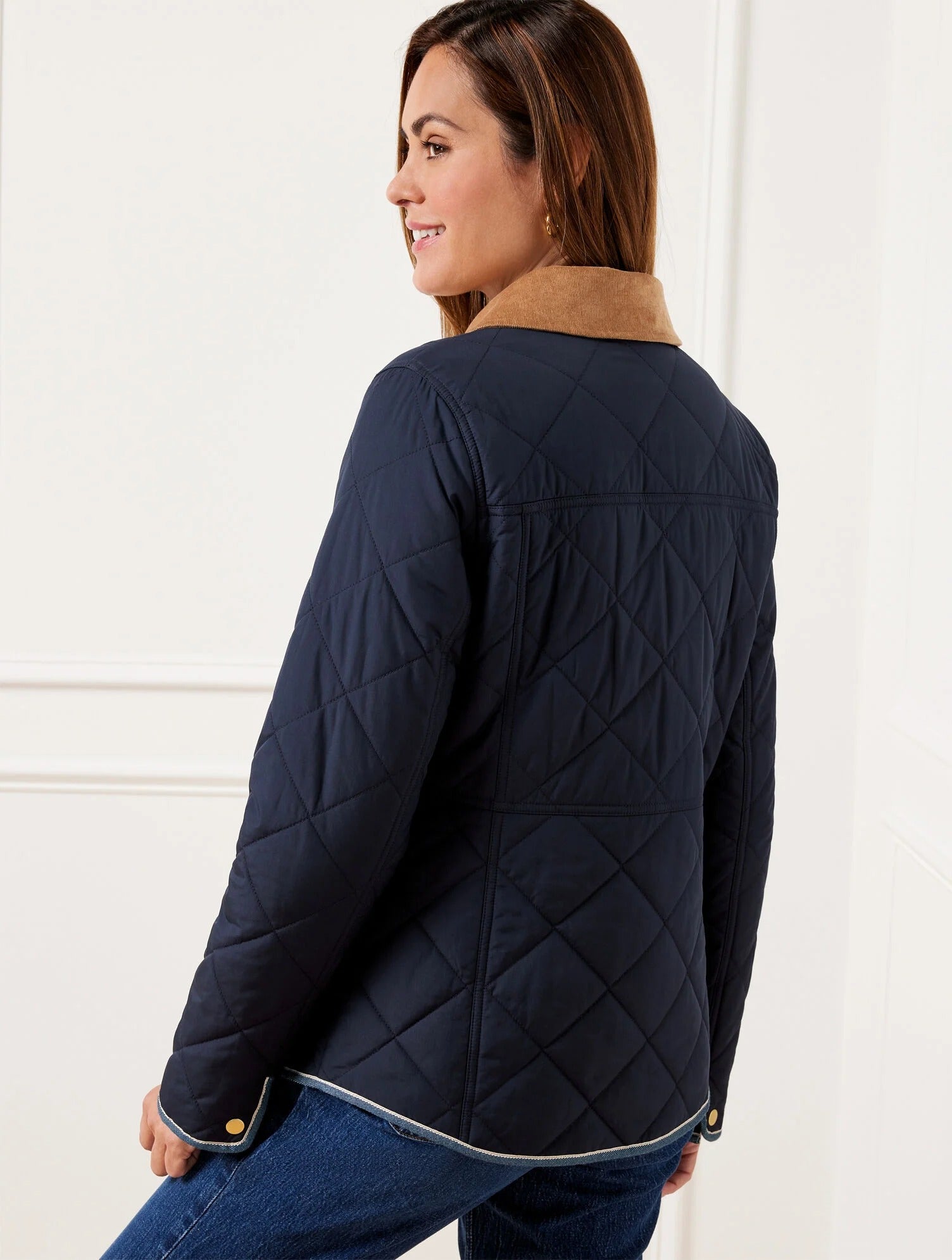 TALBOTS Quilted Barn Jacket
