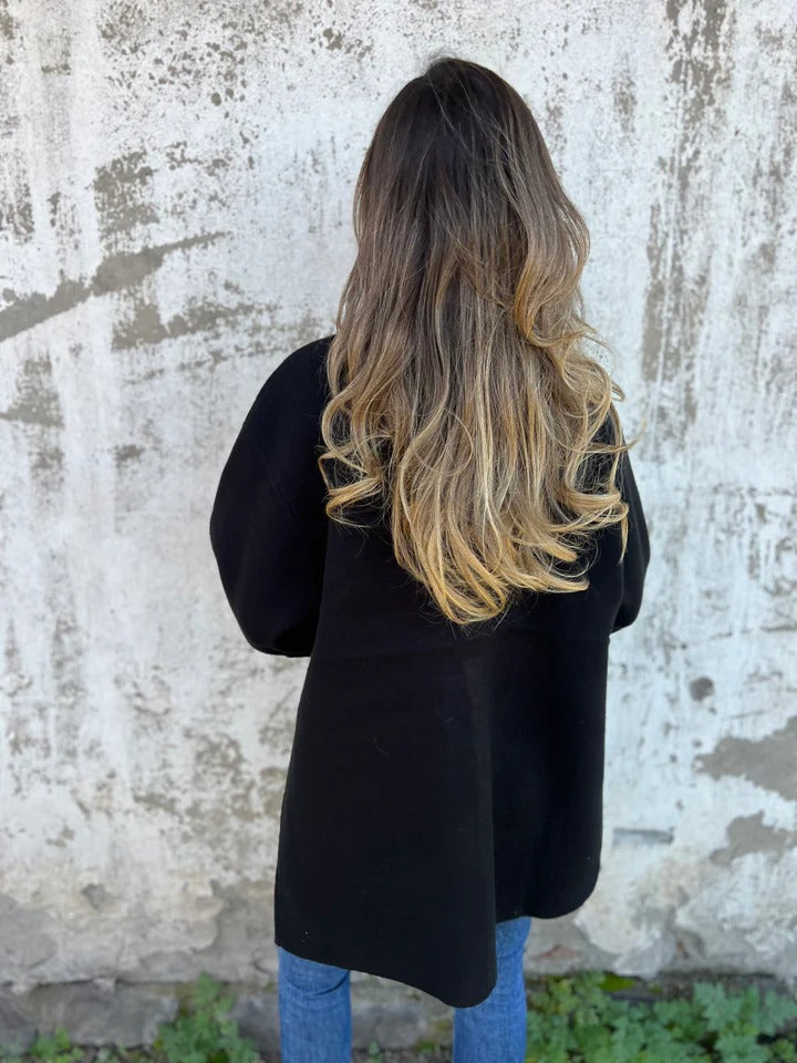 Casual Button-up Stand Collar Multi-Pocket Wool Jacket