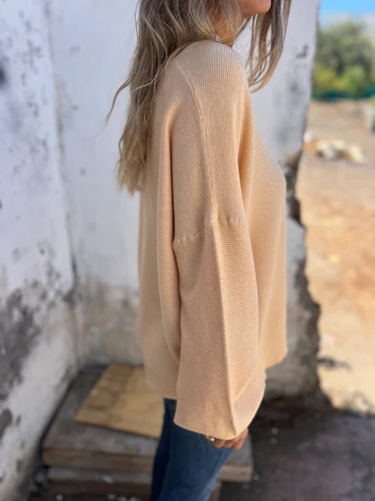 Fall V-neck Comfort Sweater Pullover