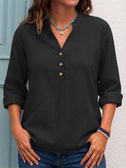 New Fall/Winter European & American Style Women's Casual Long-Sleeve Blouse