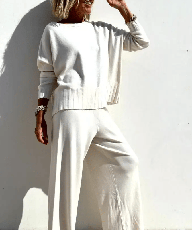 2025 Hot Sale Soft Cashmere Casual Sweater Suit