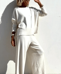 2025 Hot Sale Soft Cashmere Casual Sweater Suit