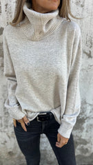 Woman's Knit Turtleneck Warm Soft Sweater