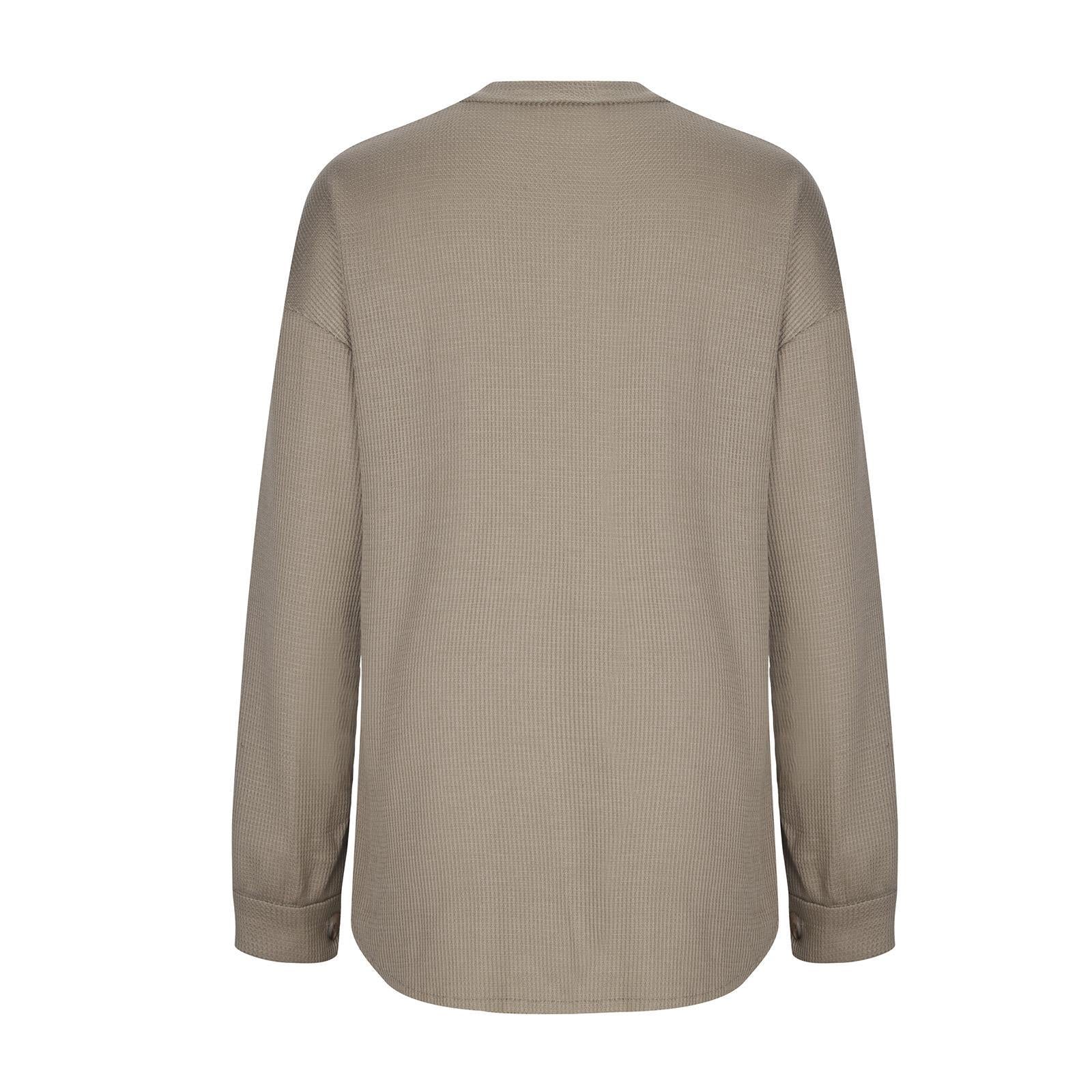 Waffle Knit Cozy Shirt Jacket