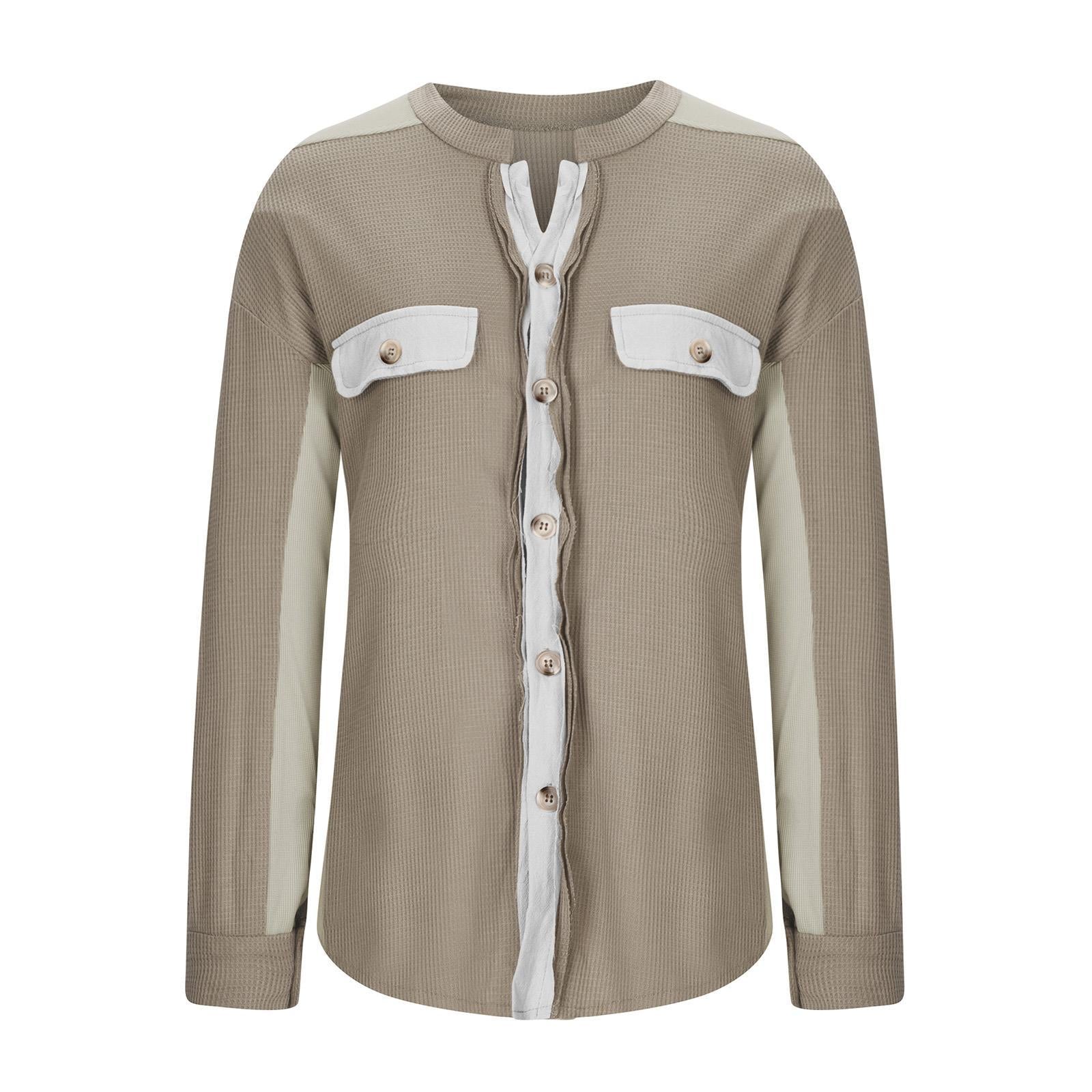 Waffle Knit Cozy Shirt Jacket