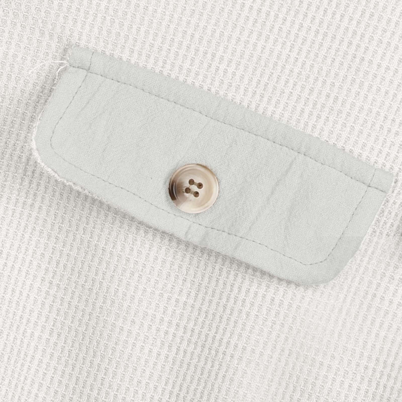 Waffle Knit Cozy Shirt Jacket