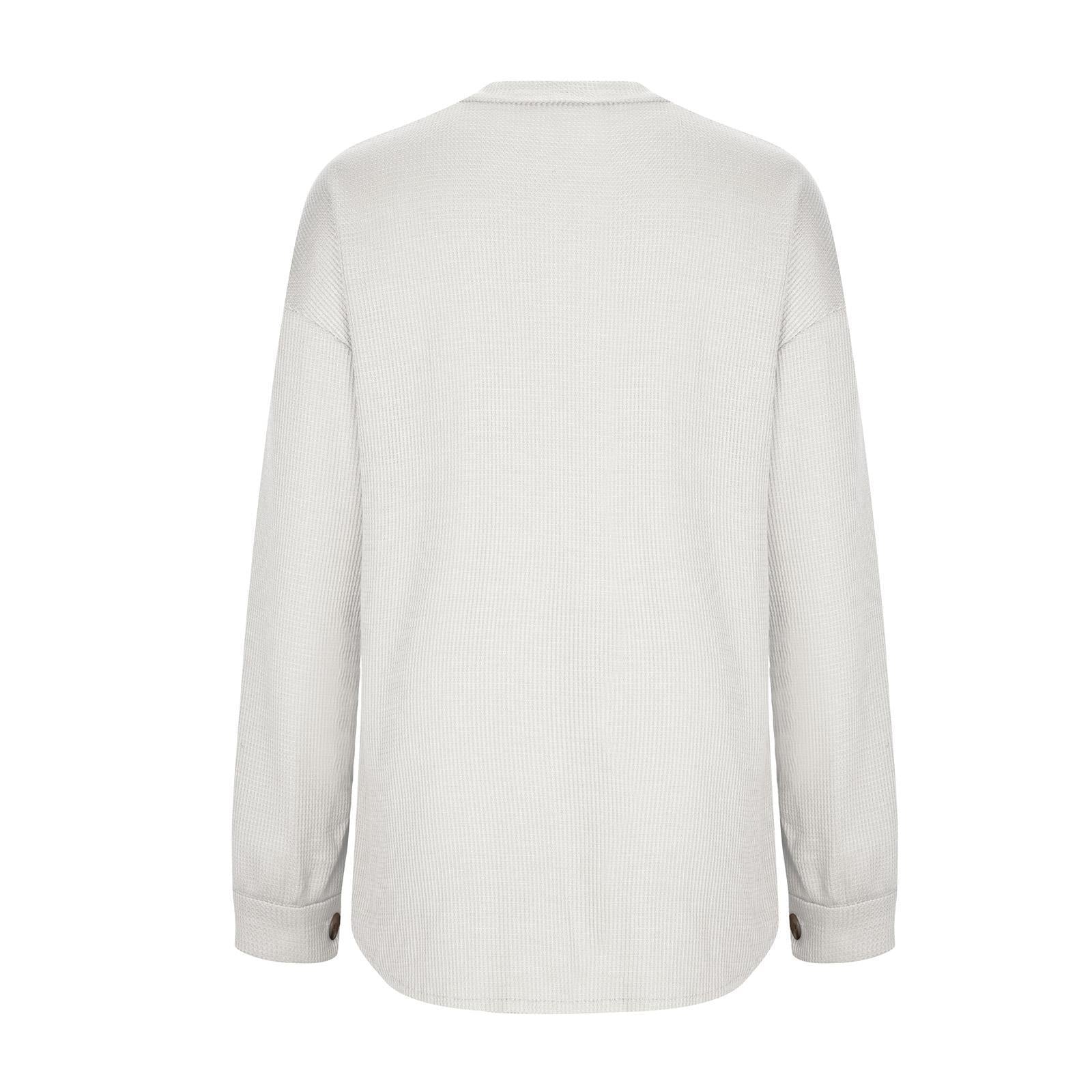 Waffle Knit Cozy Shirt Jacket