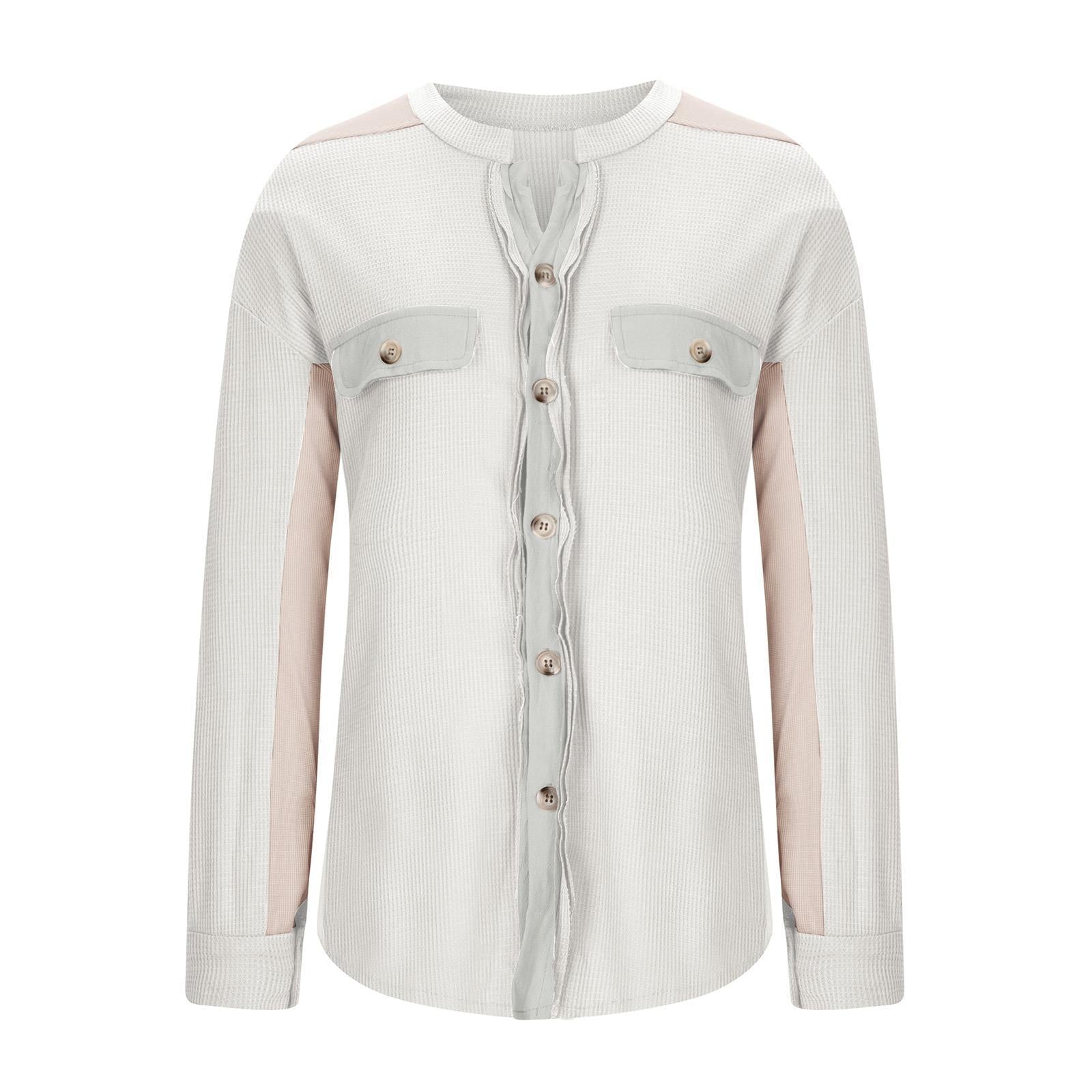 Waffle Knit Cozy Shirt Jacket