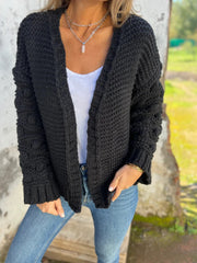 Autumn casual knitted cardigan coat