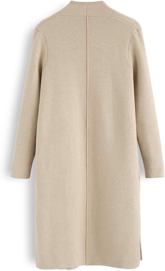 Women's Classy Open Front Knit Coat Cardigan