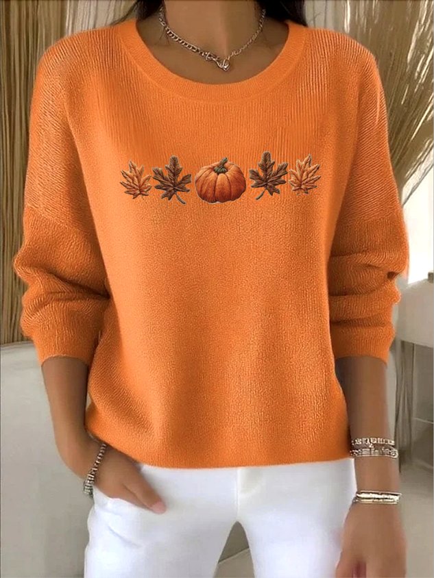 Women Plain Spring/Fall Casual Long Sleeve Shawl Collar Cotton Sweater
