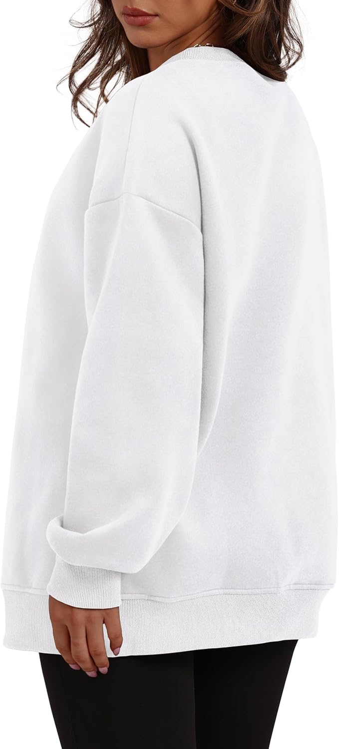 Oversized Sweatshirts Crewneck Long Sleeve Pullover with Pocket