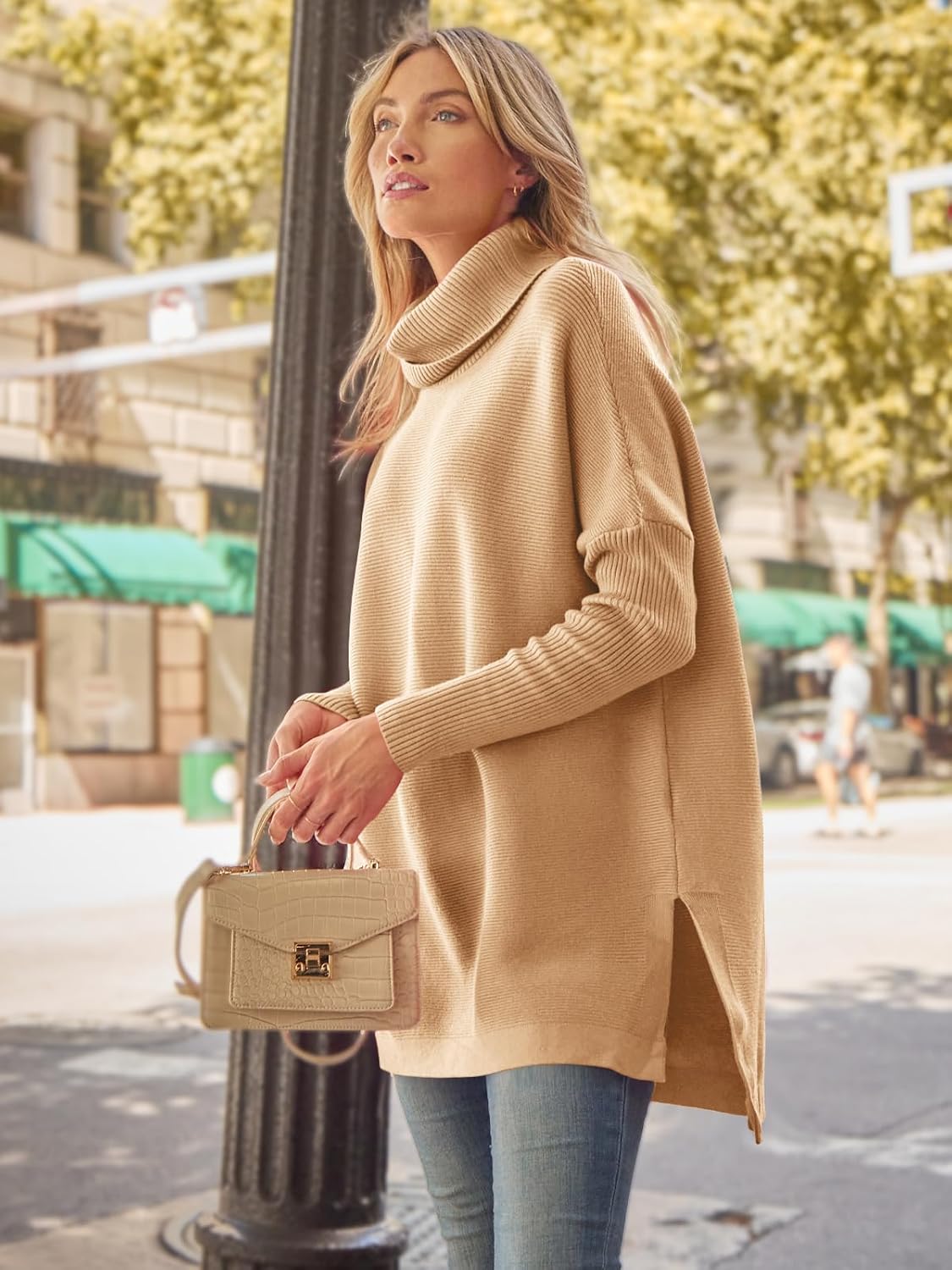 Women's Turtleneck Oversized Sweaters