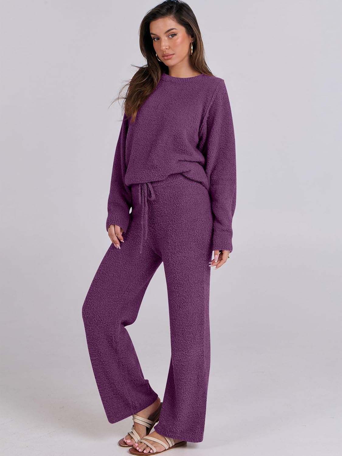 Women's Fuzzy Fleece Pajama Sets