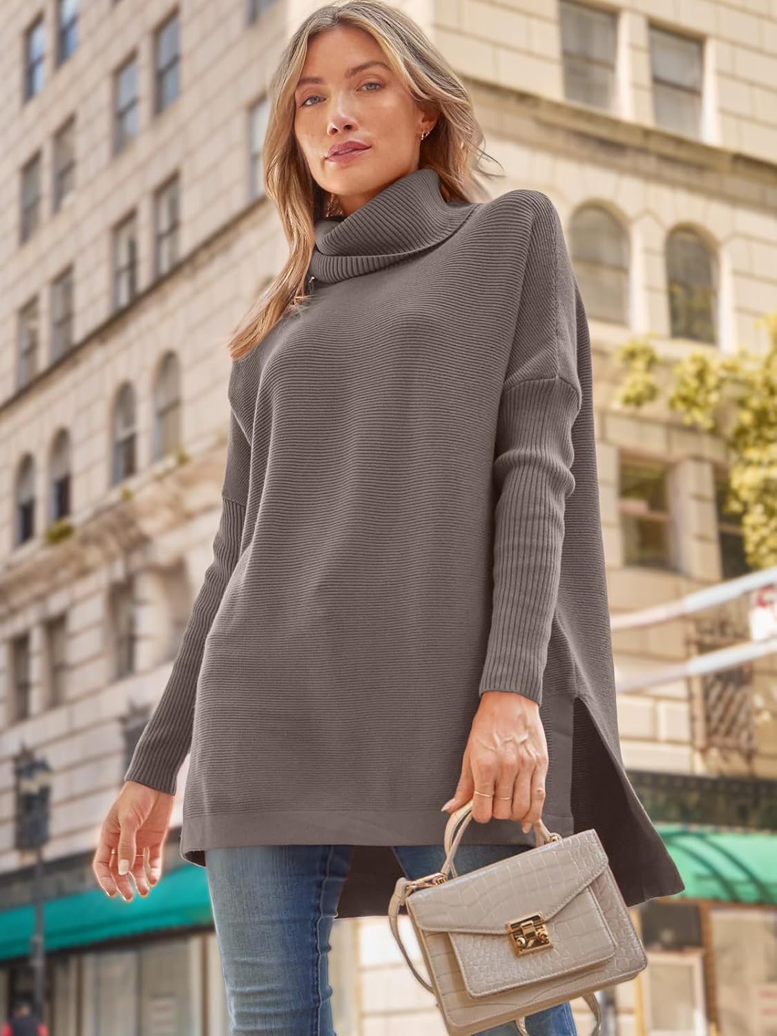 Women's Turtleneck Oversized Sweaters