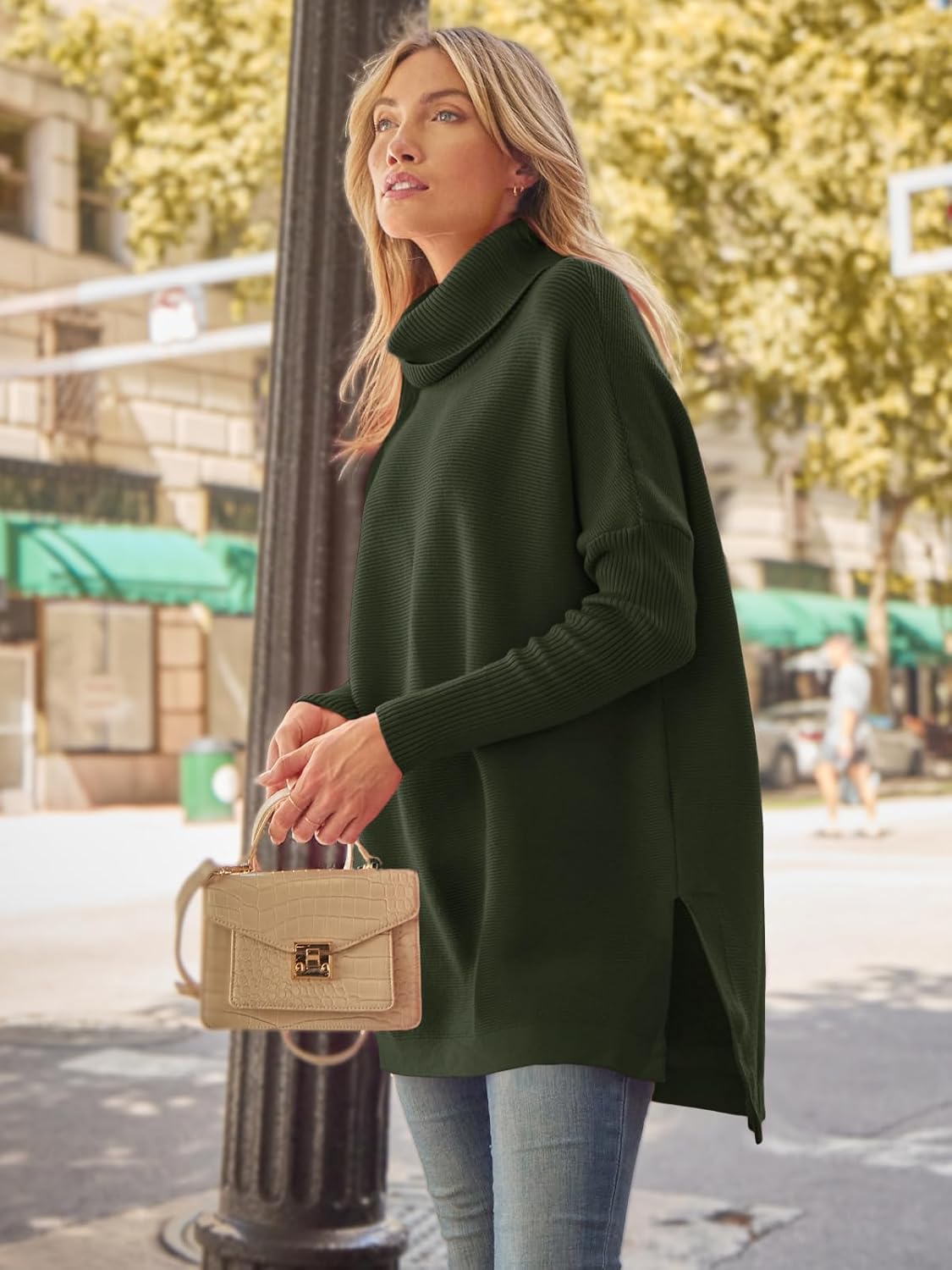 Women's Turtleneck Oversized Sweaters