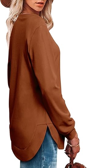 Women's Crewneck Long Sleeve Shirts