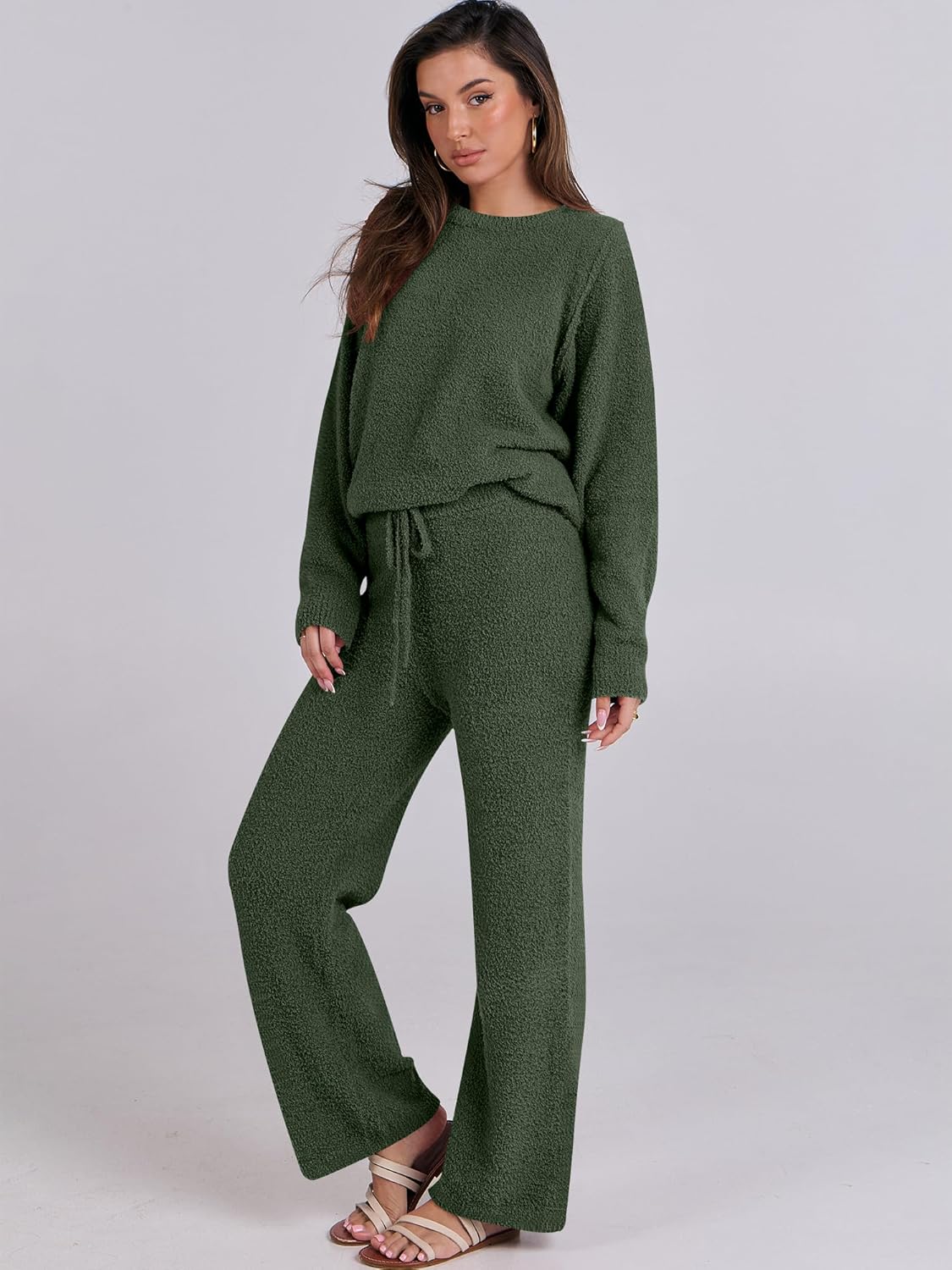 Women's Fuzzy Fleece Pajama Sets