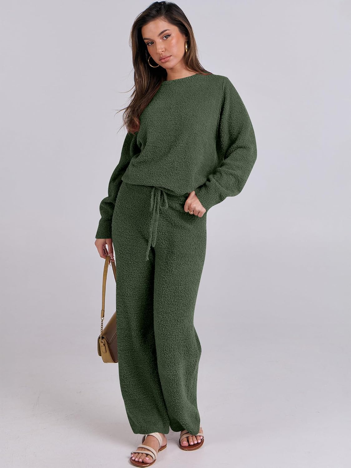 Women's Fuzzy Fleece Pajama Sets