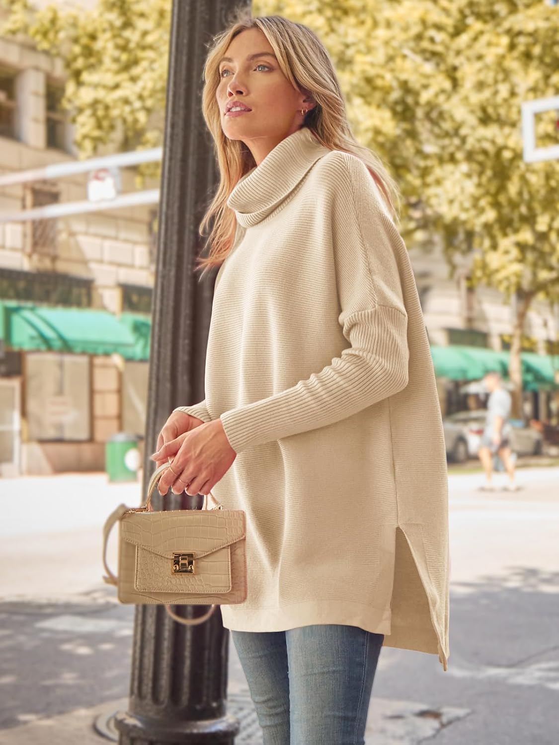 Women's Turtleneck Oversized Sweaters