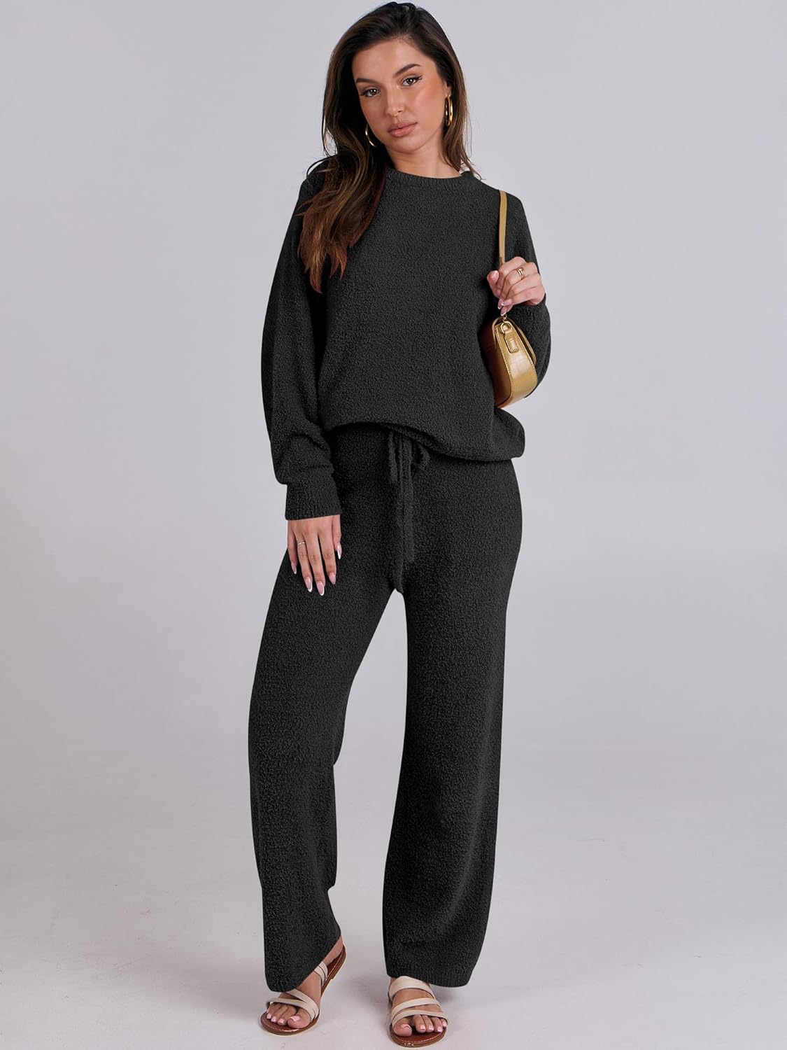 Women's Fuzzy Fleece Pajama Sets