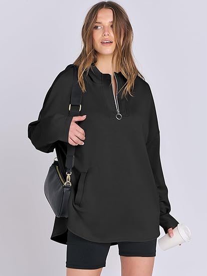 2024 Fall Women's Oversized Tunic Pullover