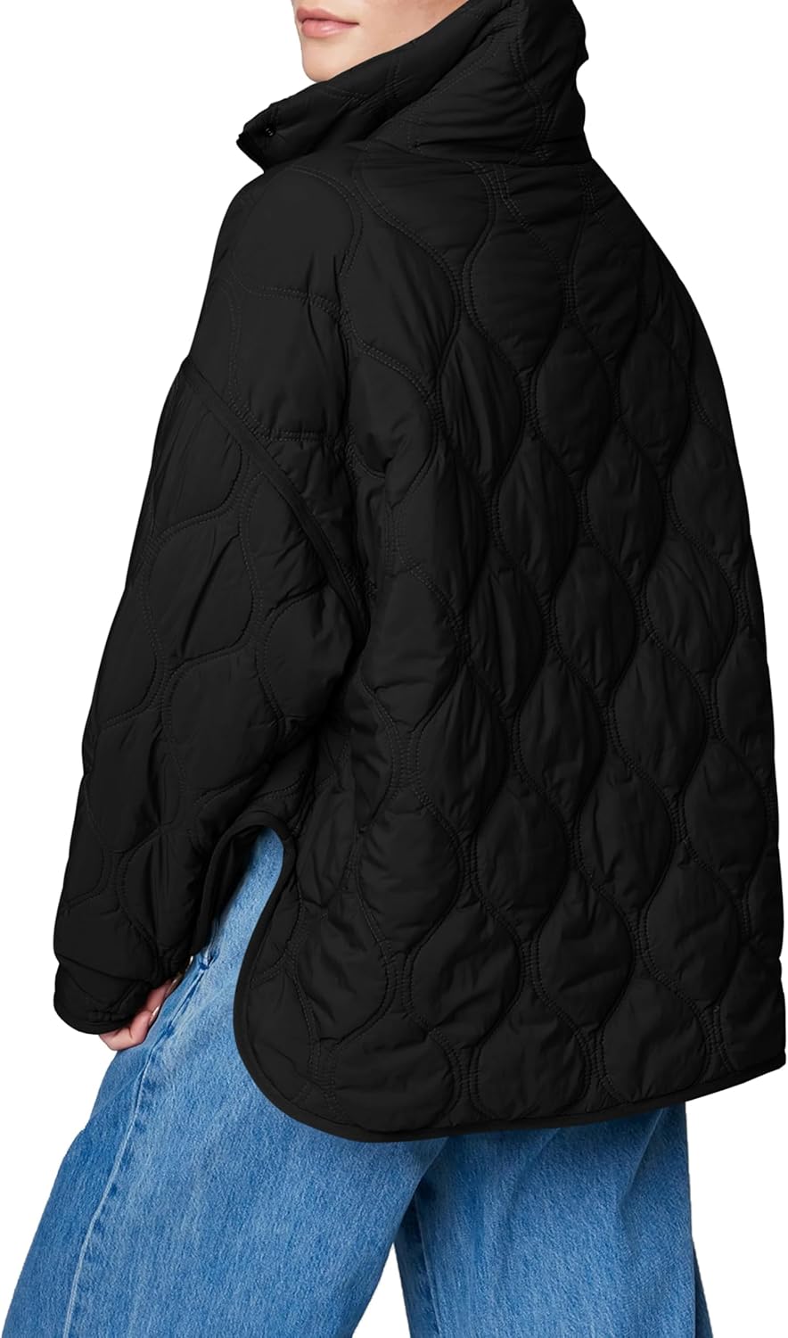 Women's Puffer Pullover Quilted Lightweight Jacket