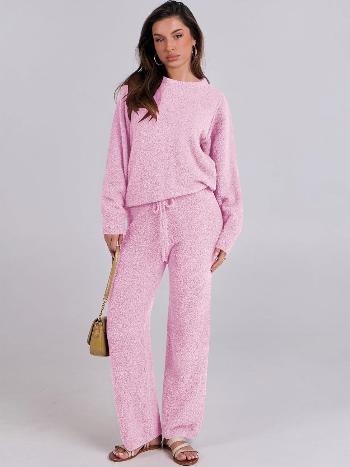 Women's Fuzzy Fleece Pajama Sets