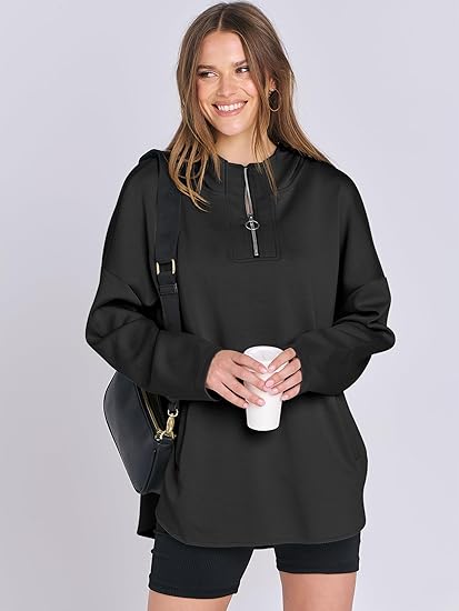 2024 Fall Women's Oversized Tunic Pullover