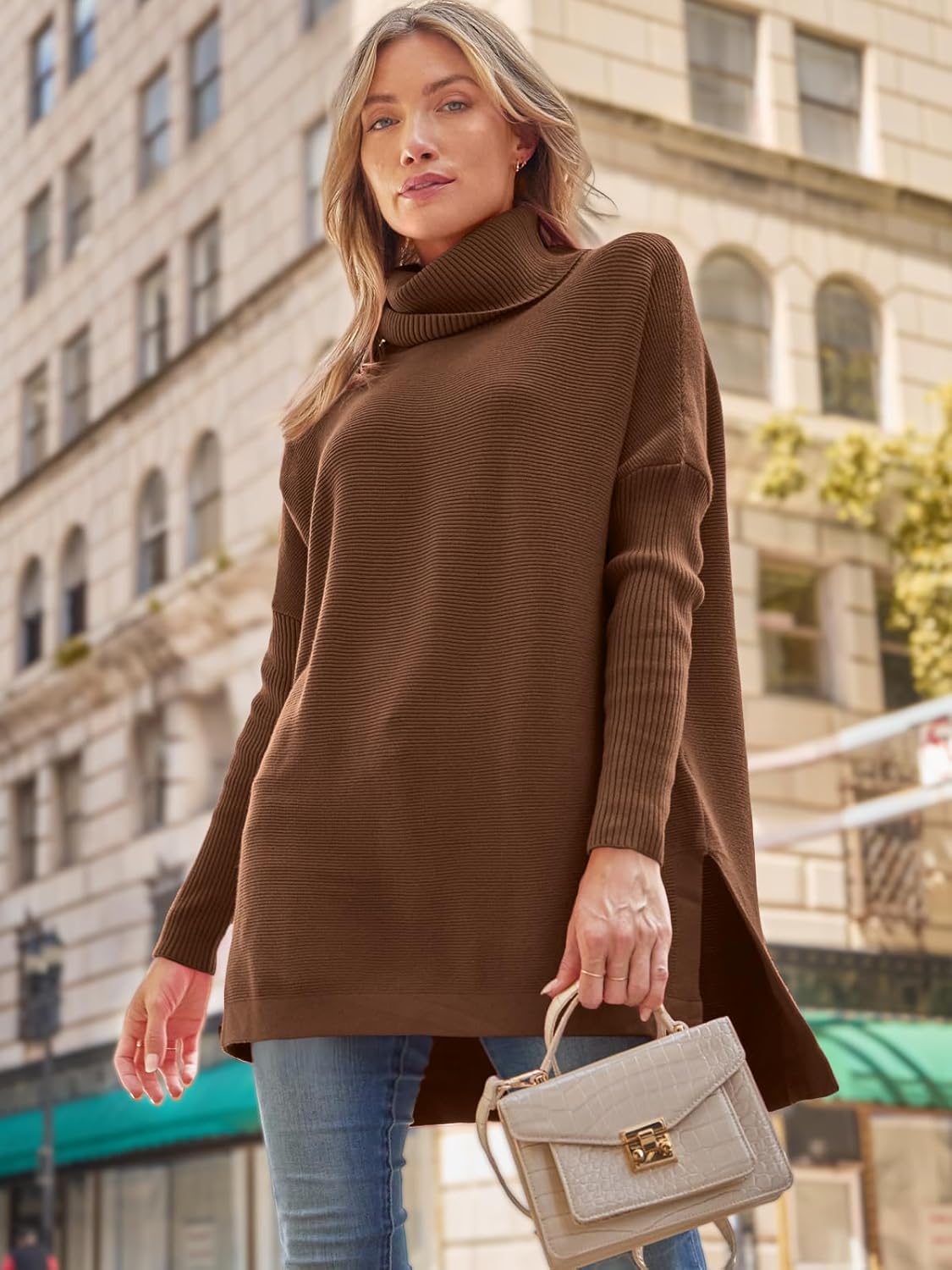 Women's Turtleneck Oversized Sweaters