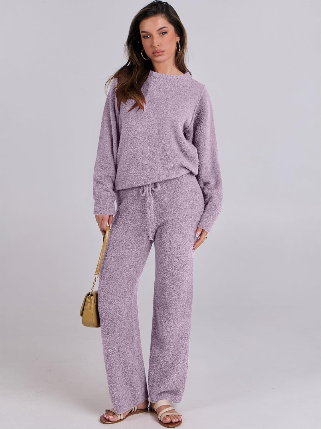 Women's Fuzzy Fleece Pajama Sets