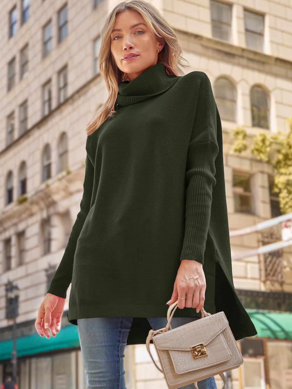 Women's Turtleneck Oversized Sweaters