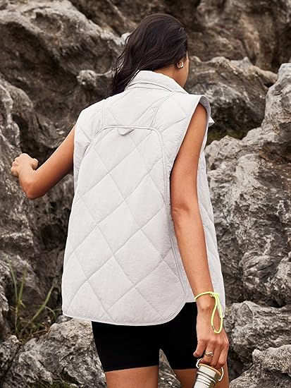 Womens Puffer Quilted Vest