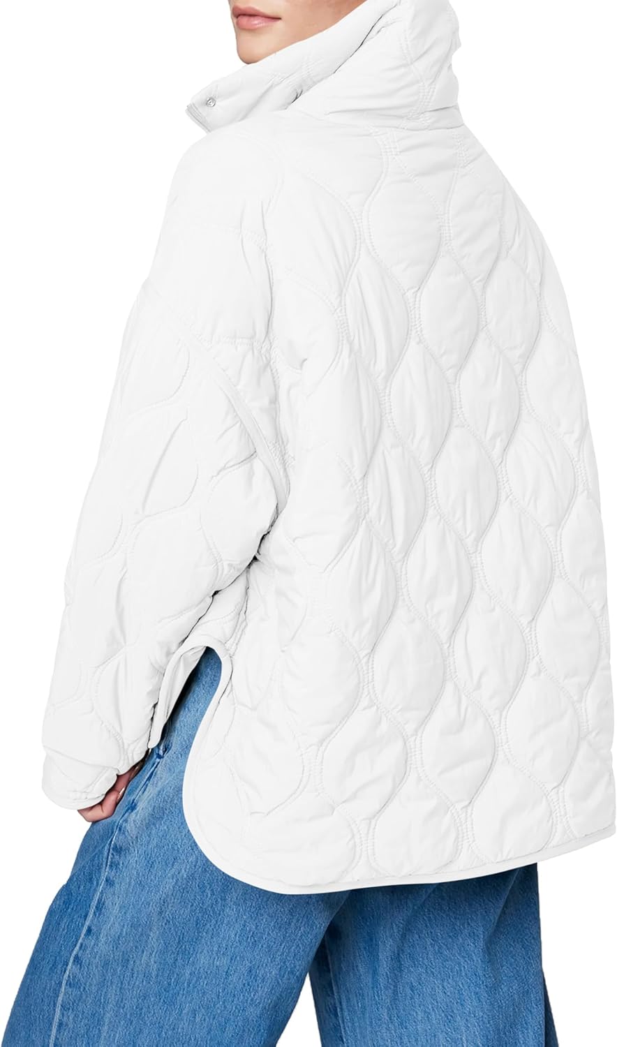 Women's Puffer Pullover Quilted Lightweight Jacket