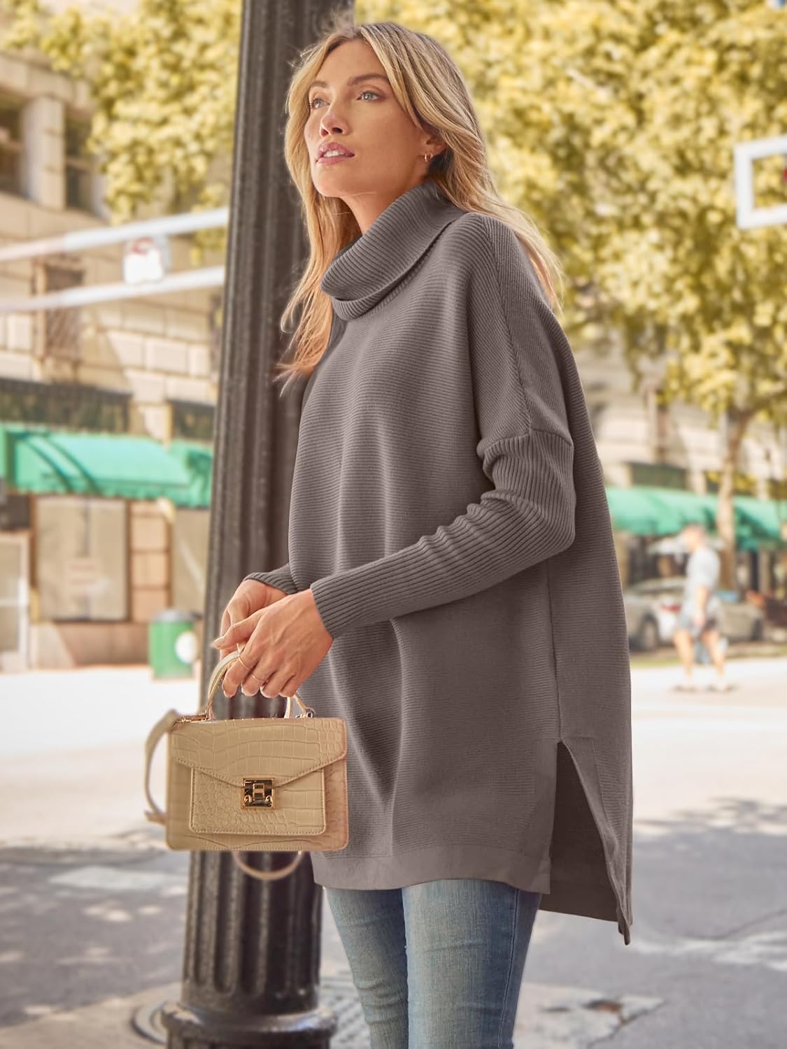 Women's Turtleneck Oversized Sweaters